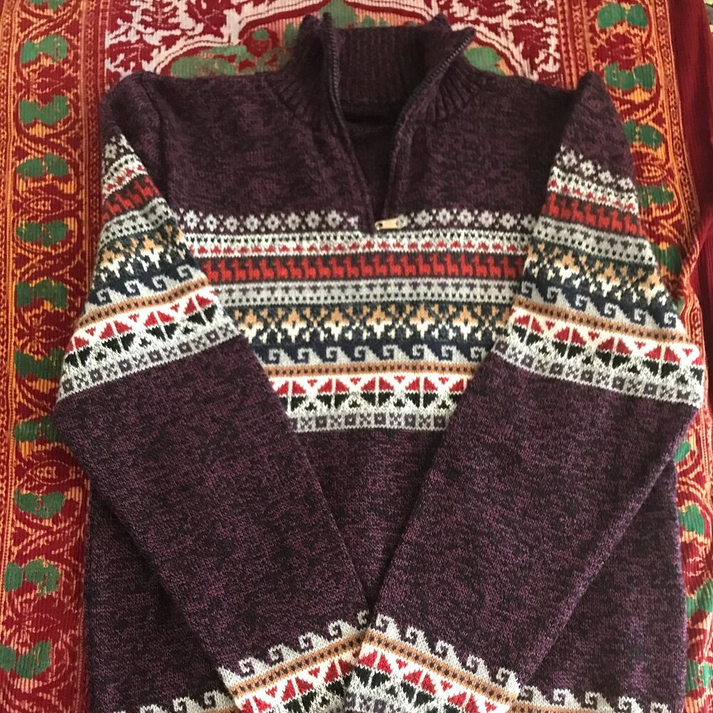 Alpaca Cardigan sweater for men